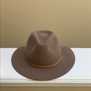 Brown Brixton boater hat